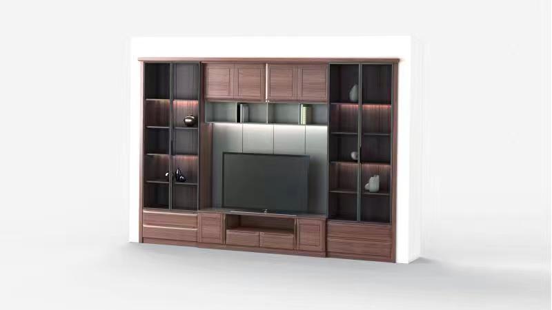 金花梨电视背景（一口价）