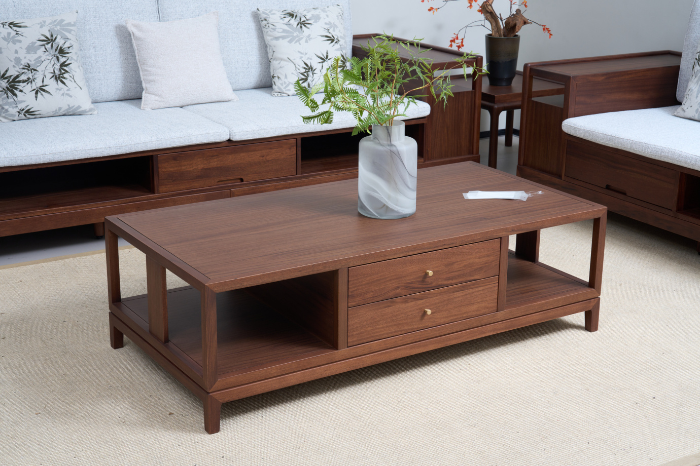 A233实木长茶几